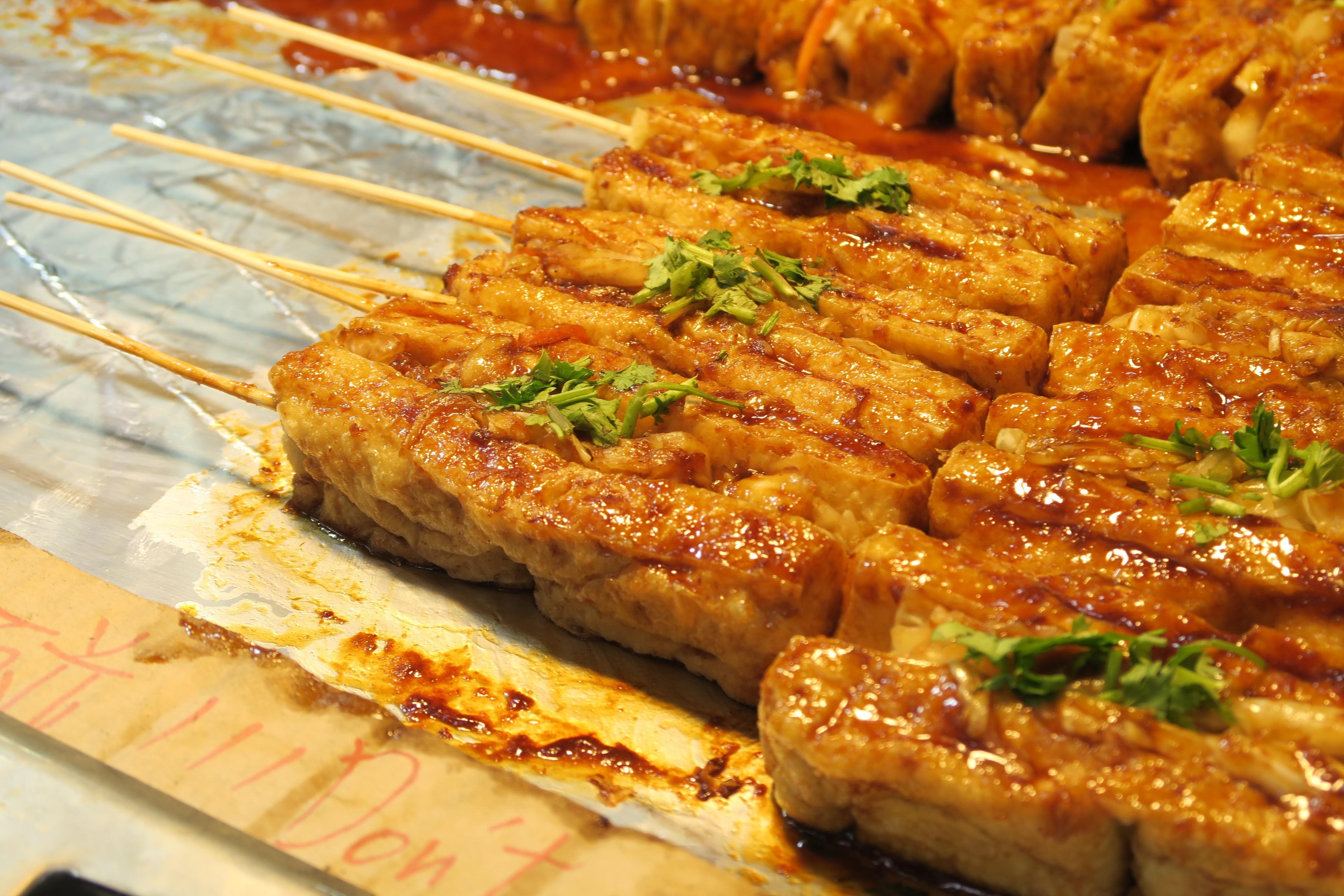 燒烤包漿豆腐的做法：簡(jiǎn)單易學(xué)，香嫩美味！(圖3)